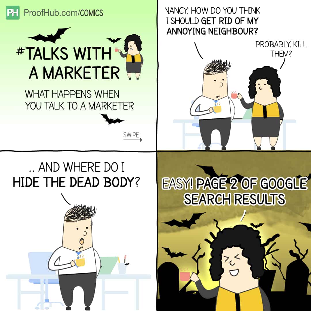 Talk with a marketer