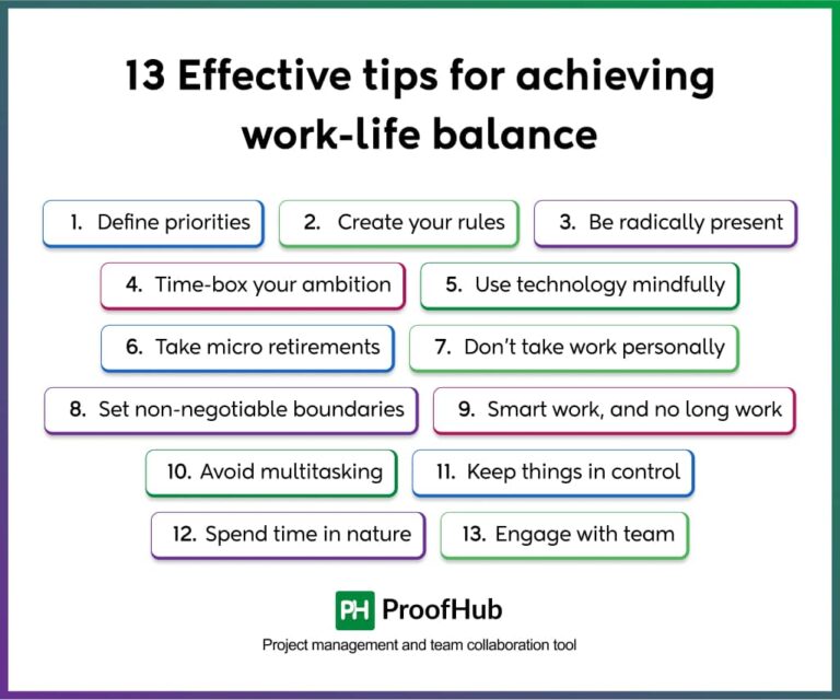 Work-Life Balance: 13 Tips To Make Well-Being A Reality