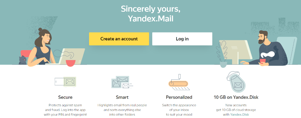 yandex mail alternative