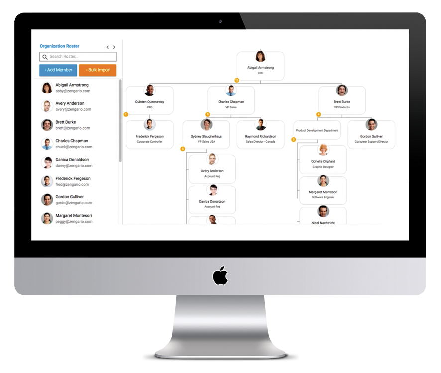 Organimi is organizational chart tool