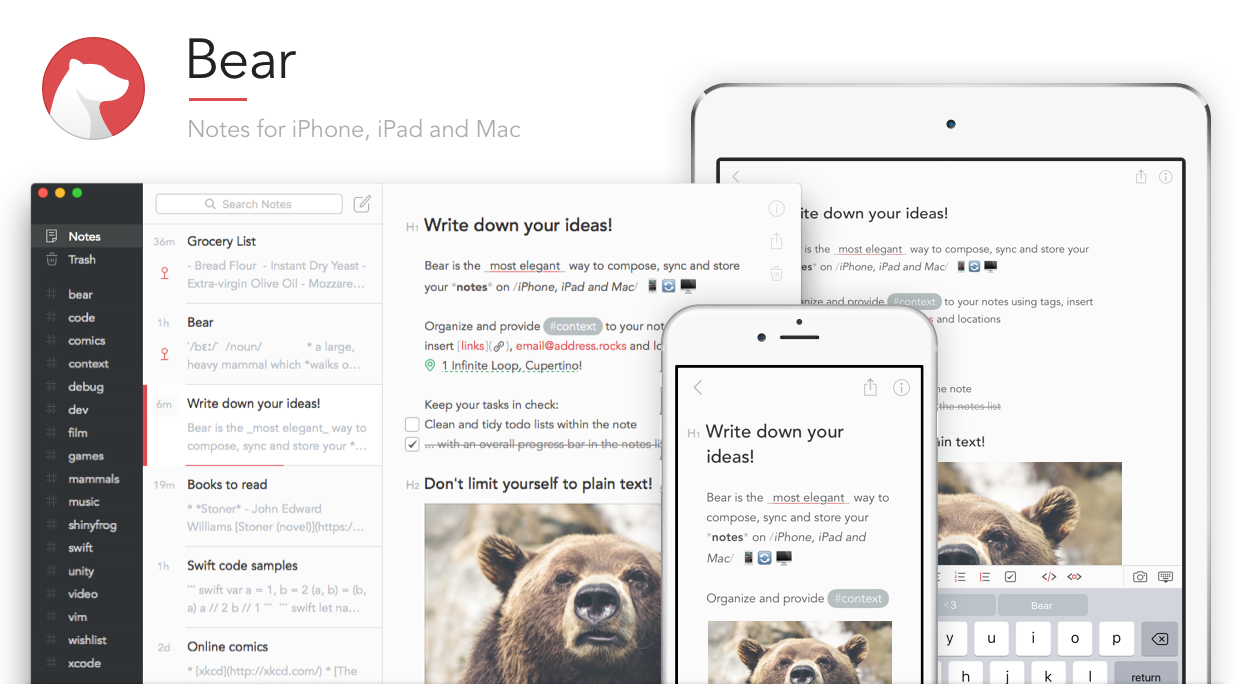 use bear notes instead of evernote use bear notes instead of evernote