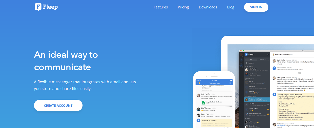 Fleep - hipchat alternative