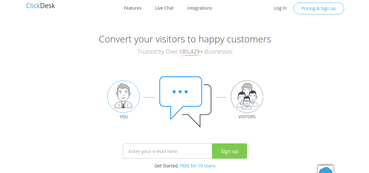 ClickDesk - hipchat alternative