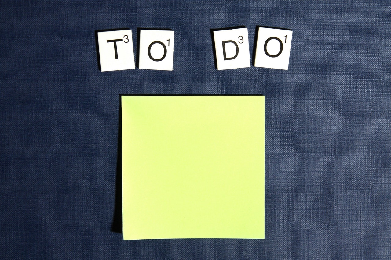 Make a to-do list at the end of each day