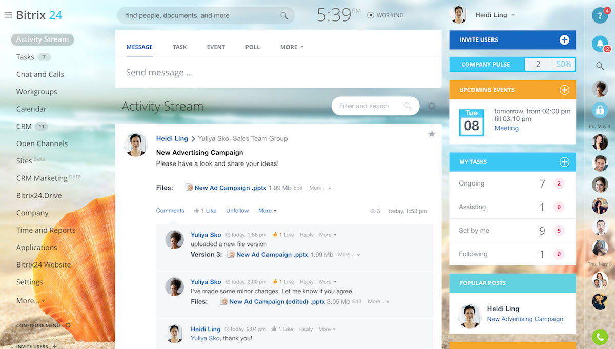 Bitrix 24 - replacement to Slack
