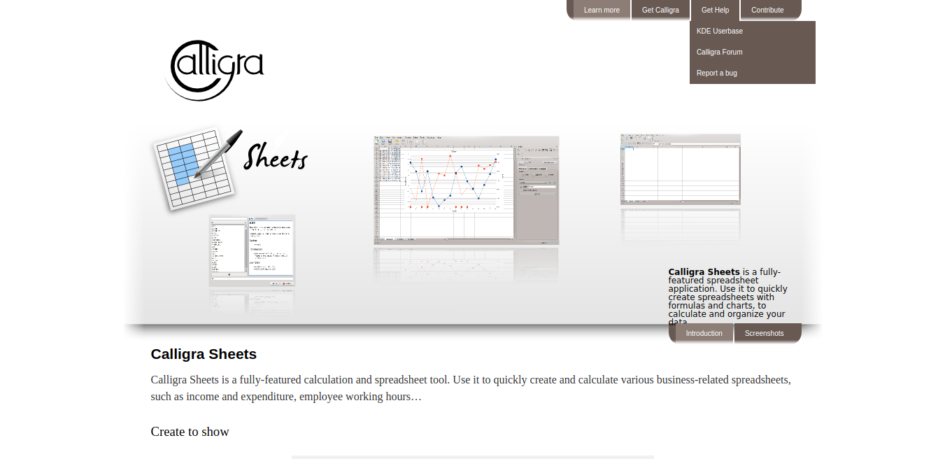 Calligra Sheets - Excel alternative