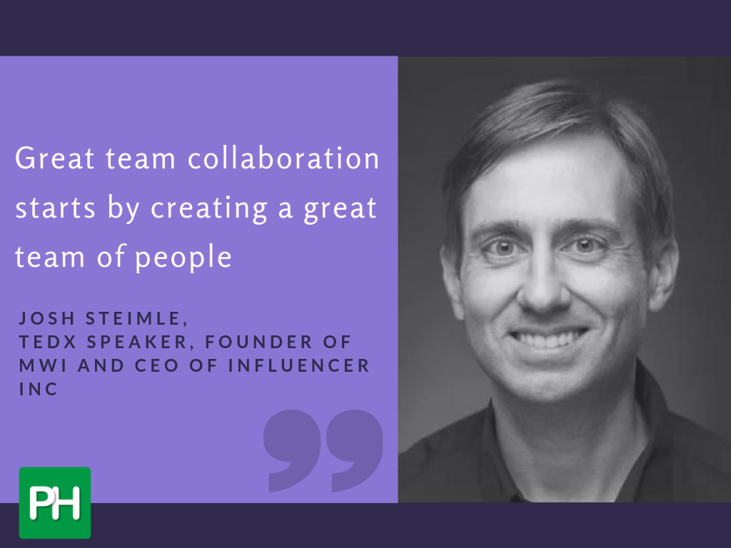 Josh Steimle’s idea of team collaboration strategy