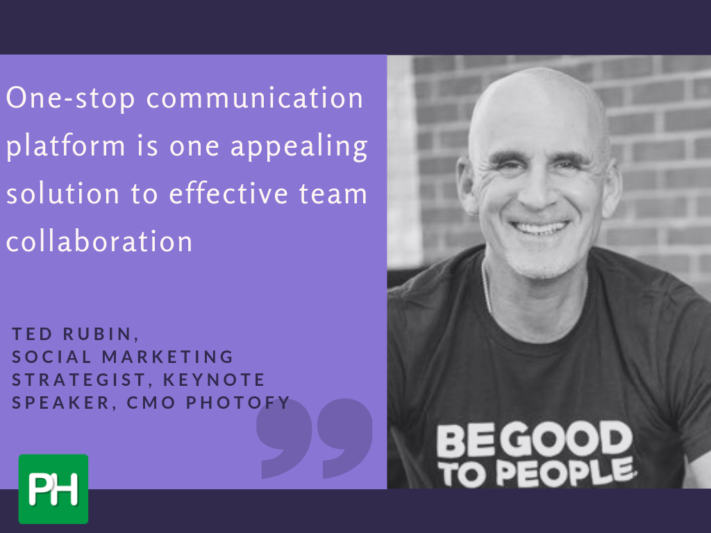 Ted Rubin affirms the need for one-stop communications platforms
