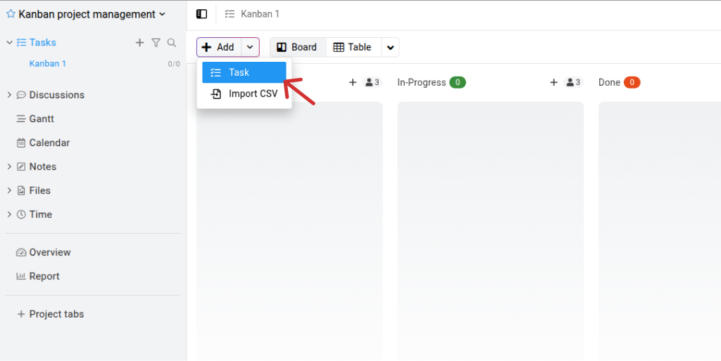 Create and add tasks