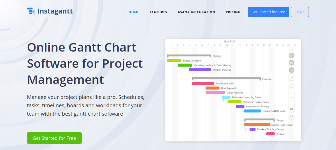 Online Gantt Chart Software Instagantt