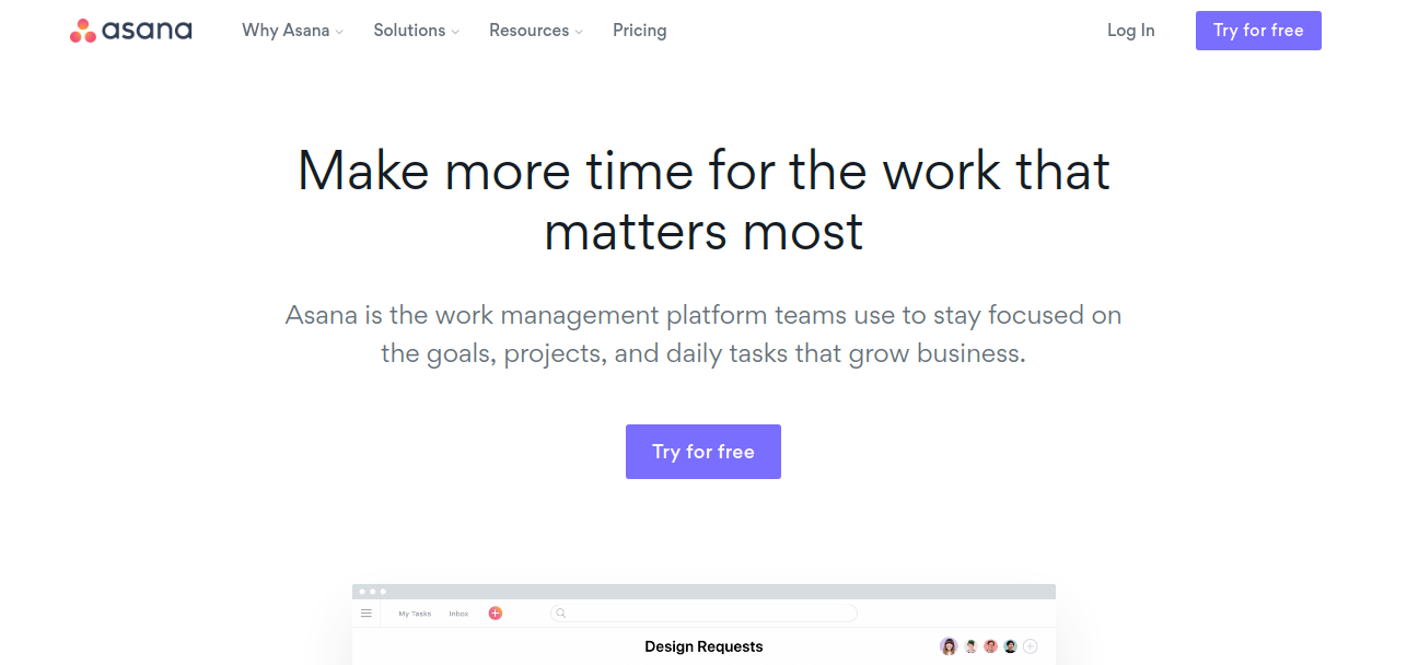 Asana is best Invision alternative