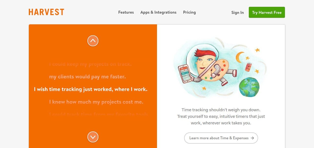 Harvest - Productivity tool for time-tracking