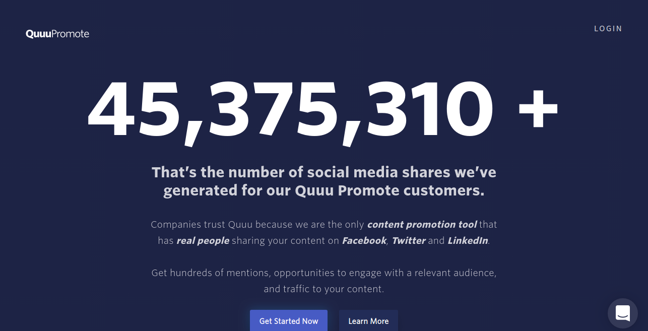 Quuu Promote Tools for the Content Promoter
