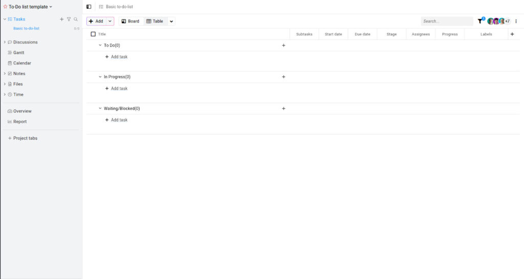 Your new task list is now ready!
