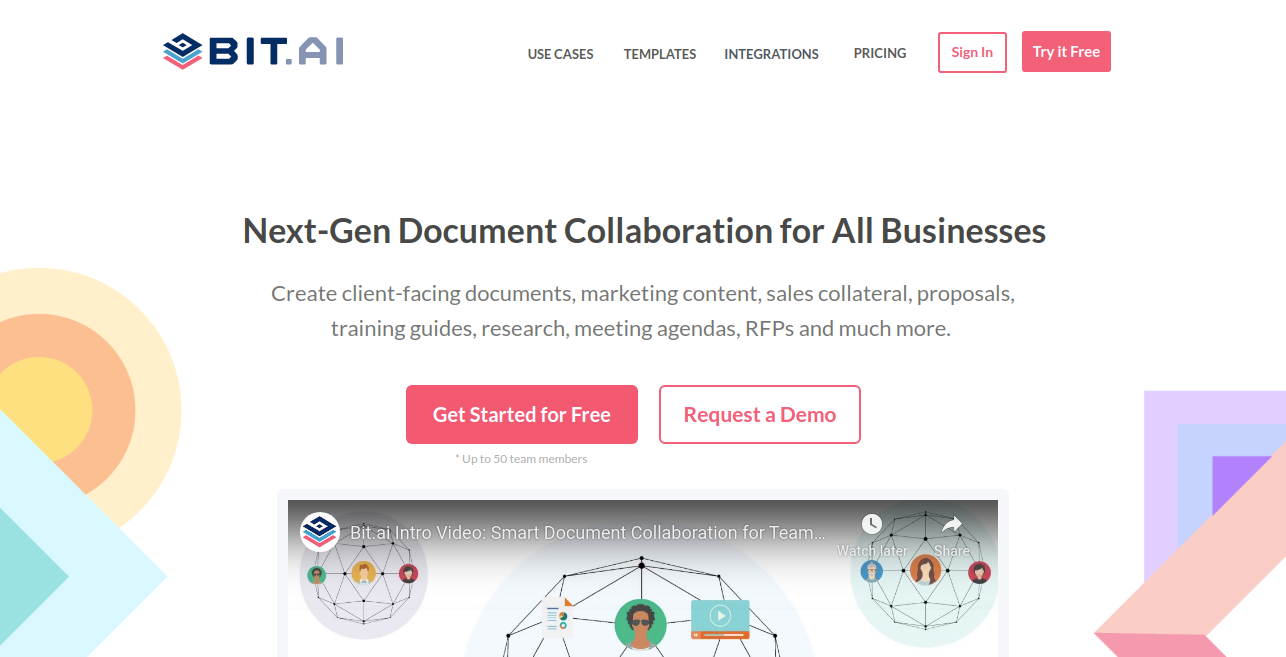 Collaboration software Bit.ai