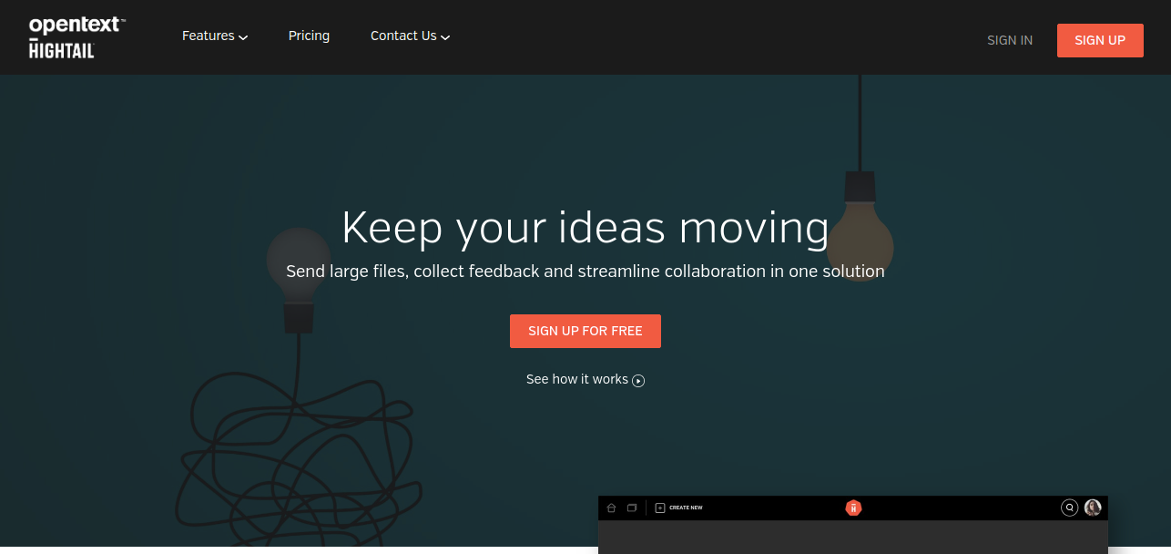 File sharing & creative collaboration with Hightail