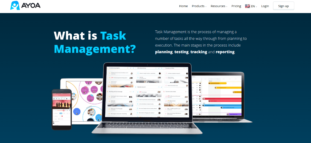 Ayoa: business task management app