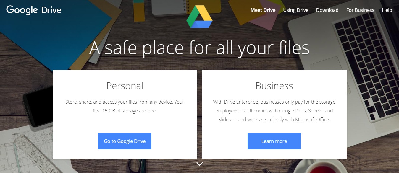 Keep all your files in one secure and centralized location with Google Drive