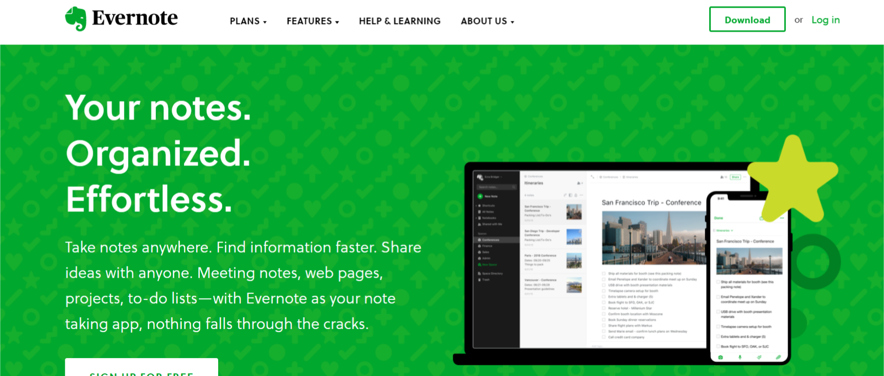 getting things done app evernote
