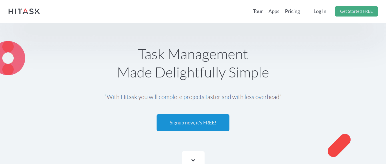 Hitask Easy and free tool for task management