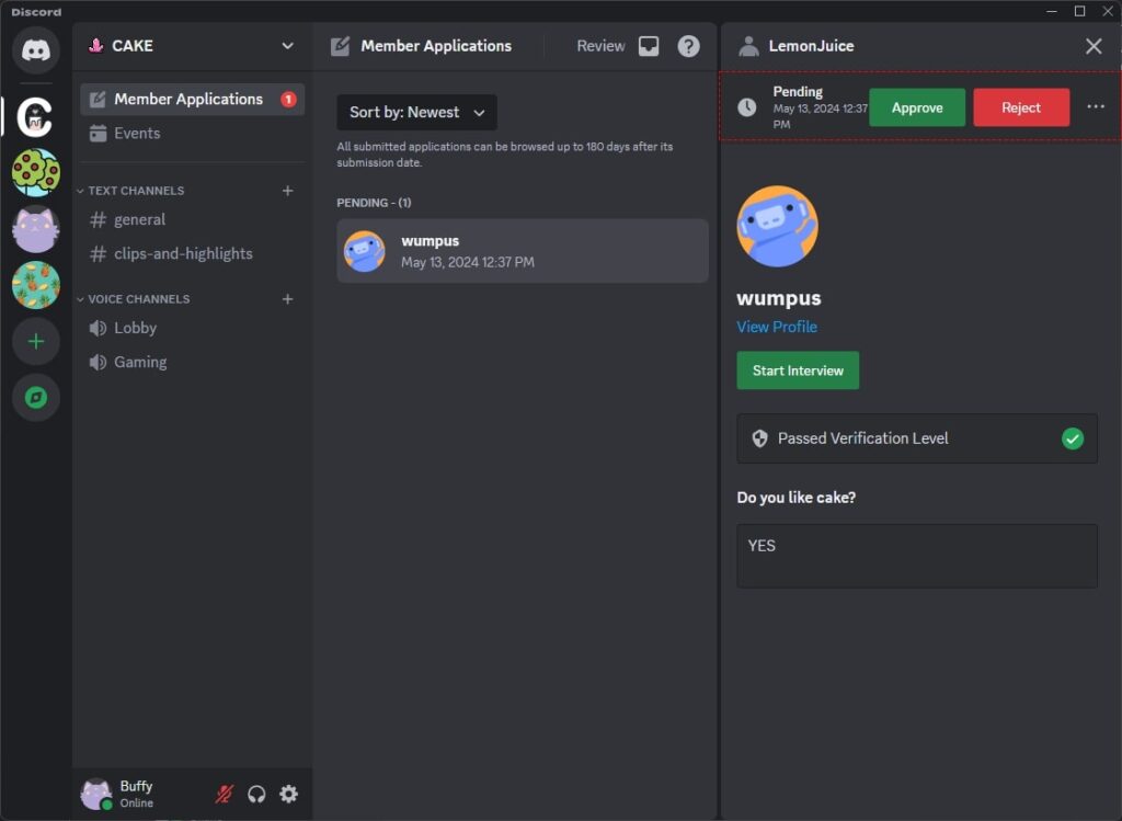 Discord Dashboard