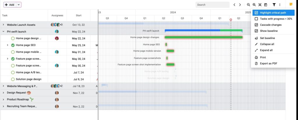 Dynamic task management