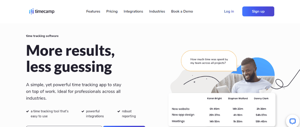 Timecamp as a digital time management tools