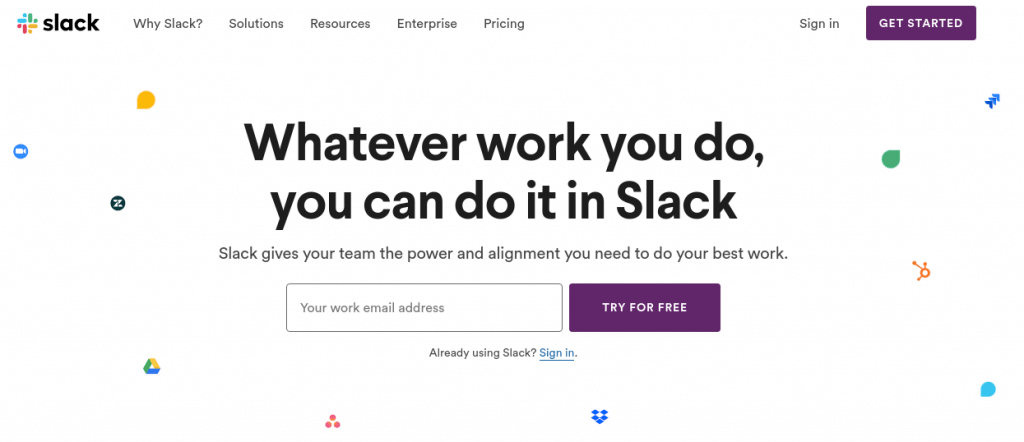 slack as confluence alternative