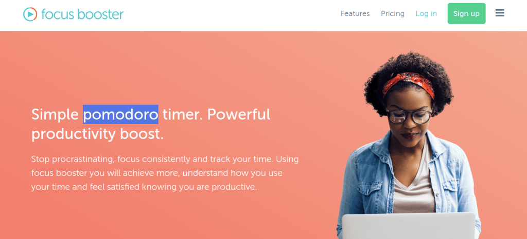 Focus booster as a online time management tool