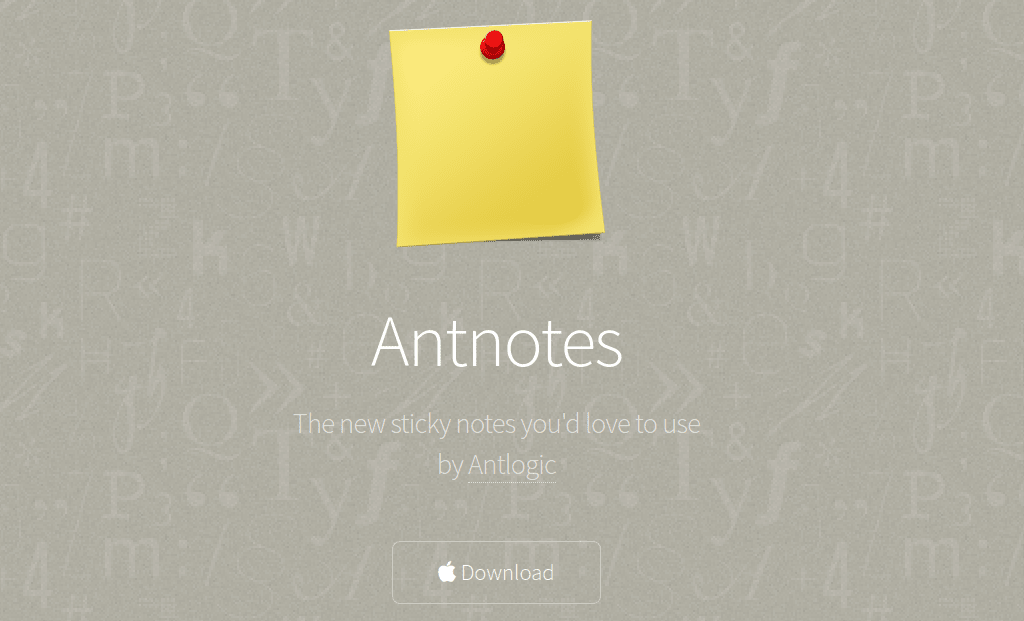 Antnotes online todo list software