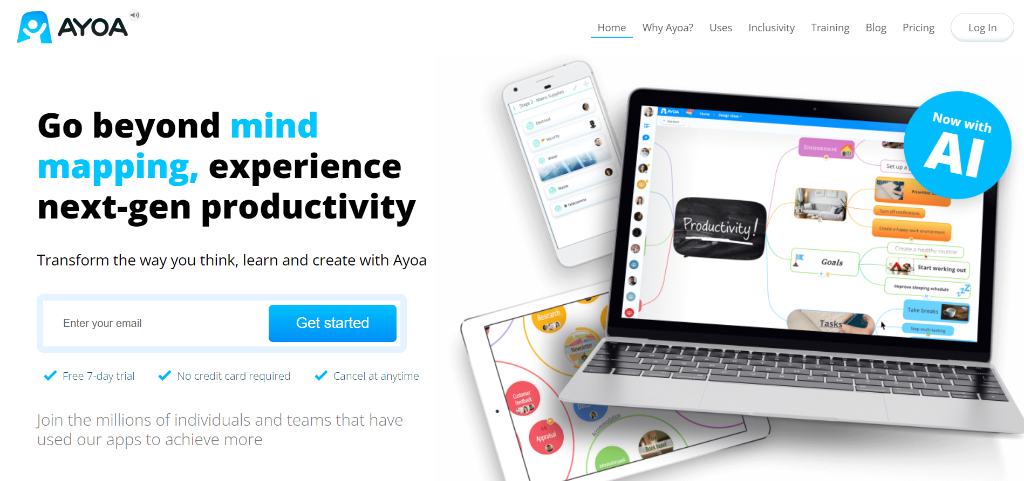 Rescuetime competitor Ayoa is a productivity and creativity tool