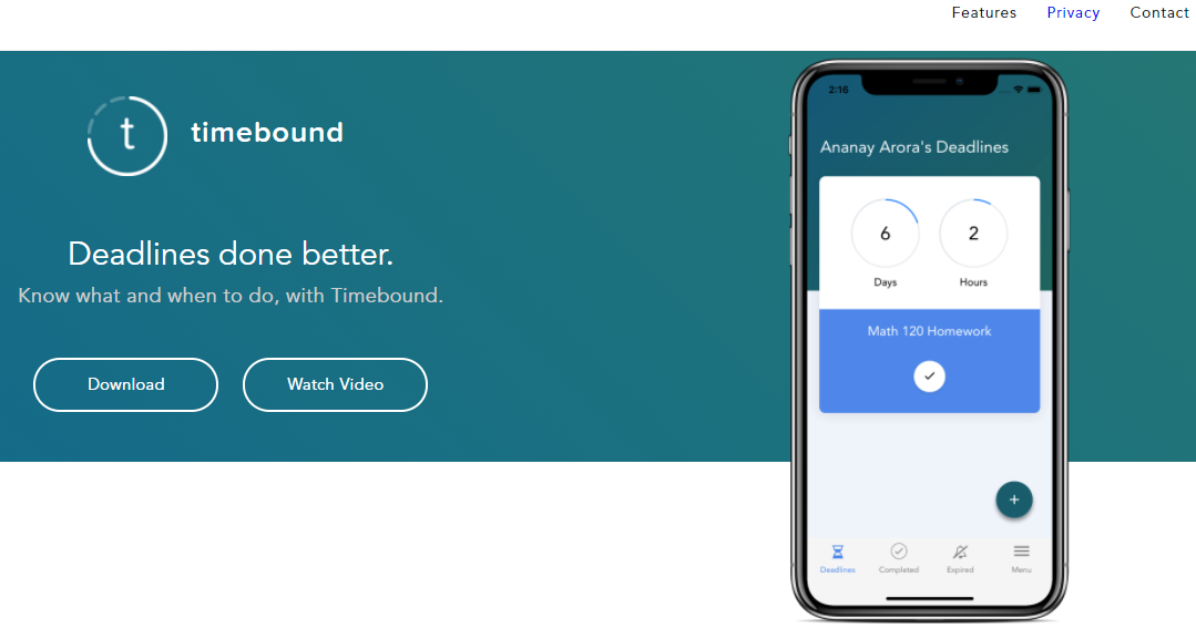 Timebound: apps like rescuetime