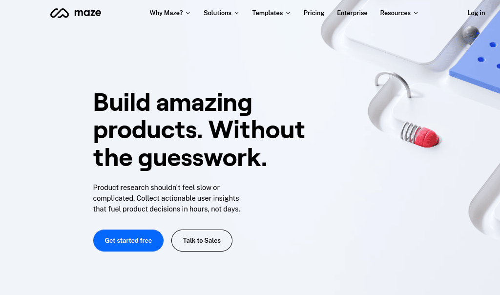 Maze is a rapid testing platforms for product managers