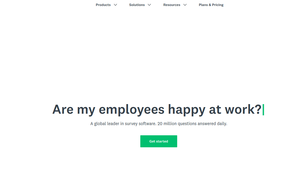 SurveyMonkey as customer feedback survey tool