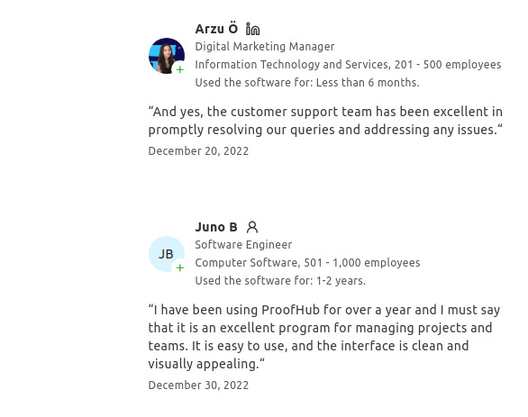 Capterra comments Notion