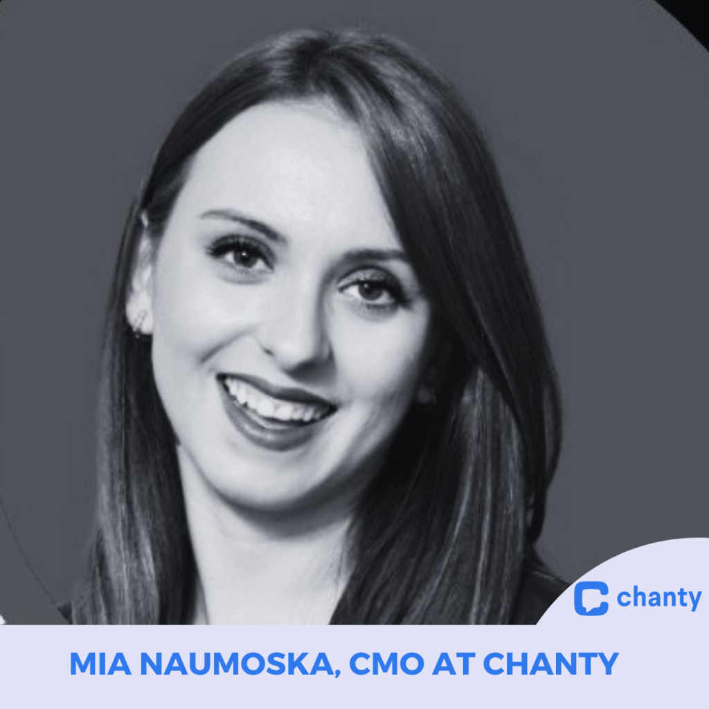 Mia Naumoska, CMO at Chanty