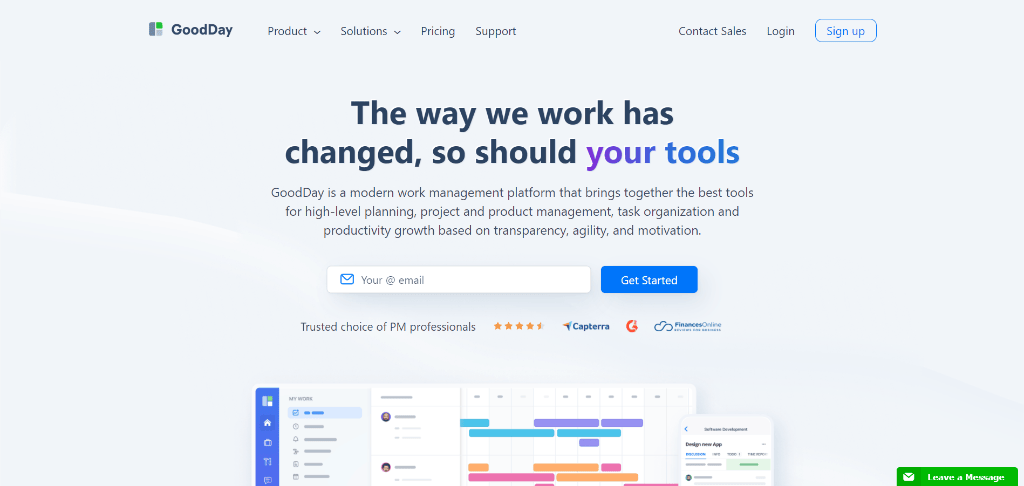 GoodDay is an excellent workflow management tool