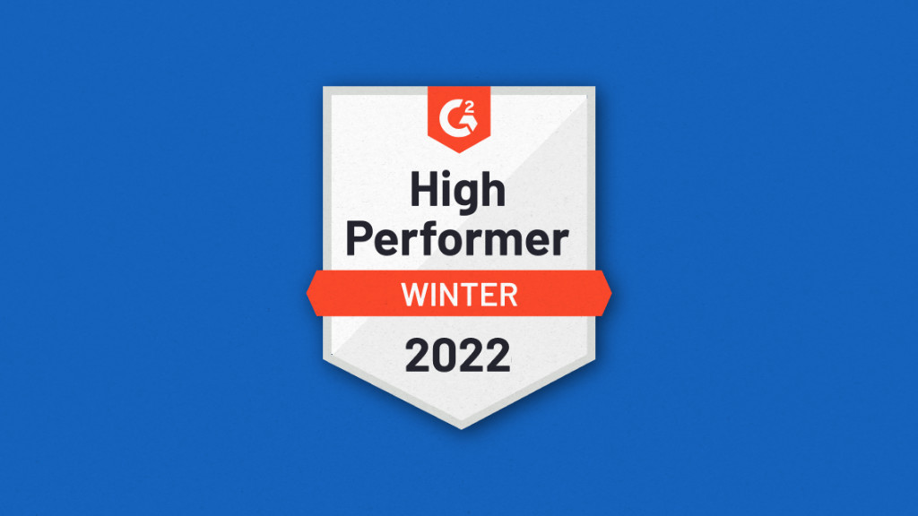 G2’s High Performer For Winter 2022