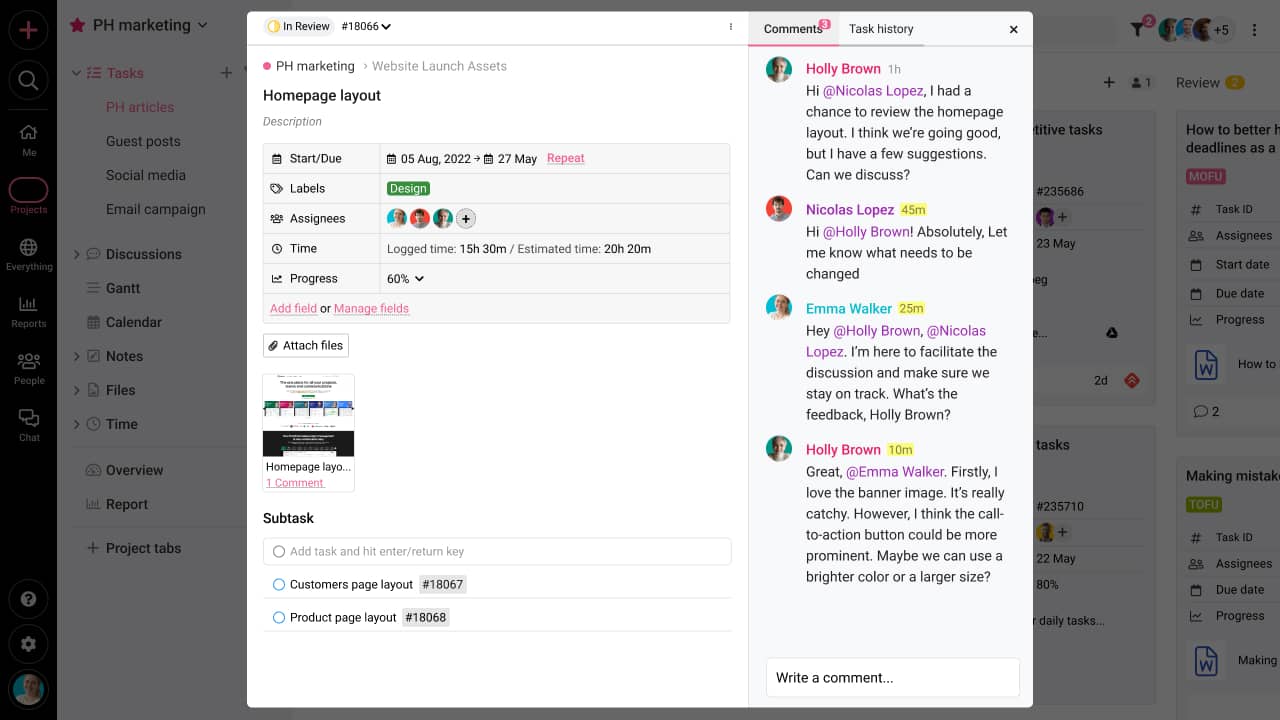 Task-view