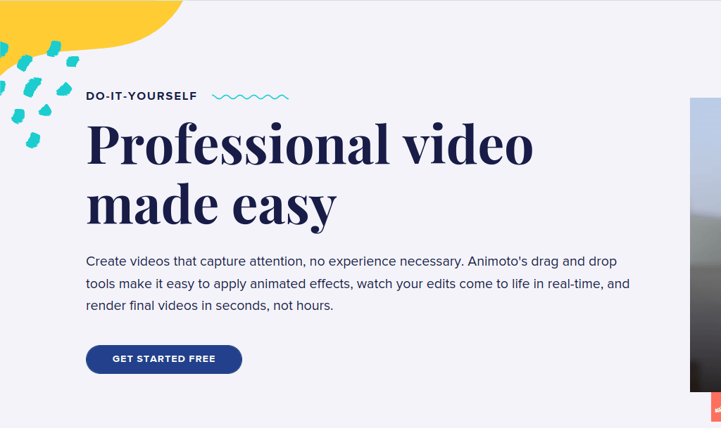 Animoto is a virtual video creation platform for digital marketers