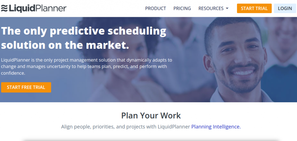 LiquidPlanner as the best software for project planning