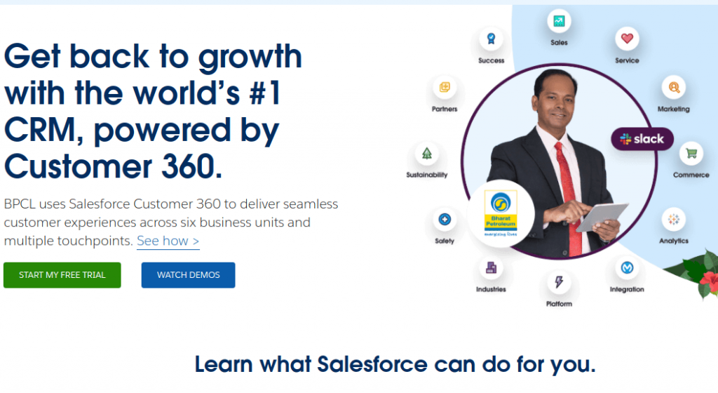 Salesforce is a well-known CRM brand