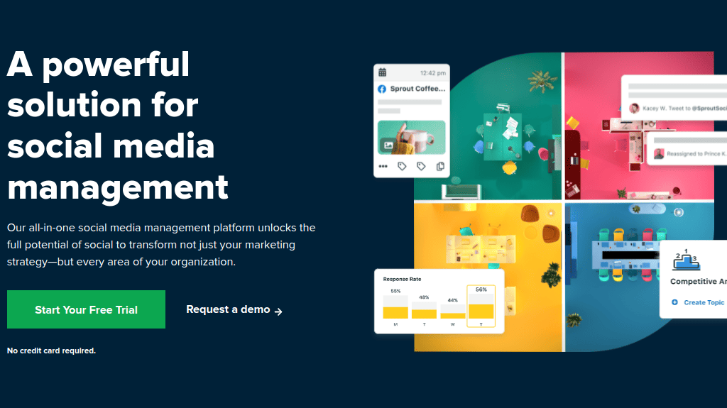 Sprout Social is a social media management software for digital marketers