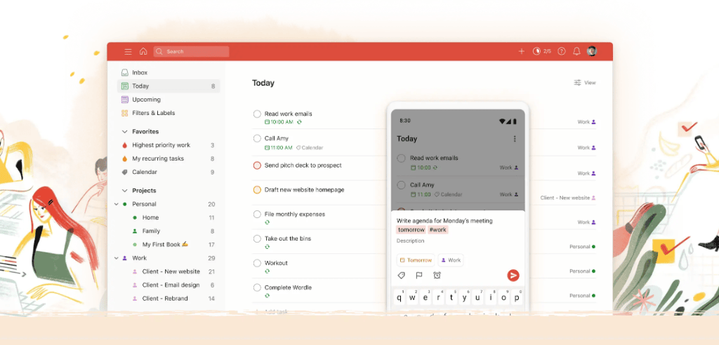 Todoist is a popular productivity tool