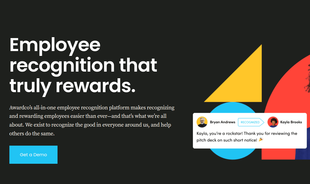 Awardco is an all-in-one employee recognition software