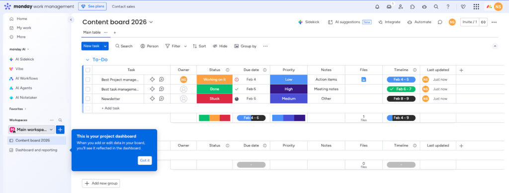Onboarding and first experience2