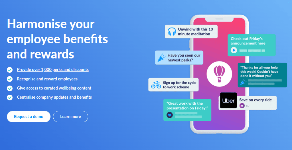 Perkbox as employee recognition platform