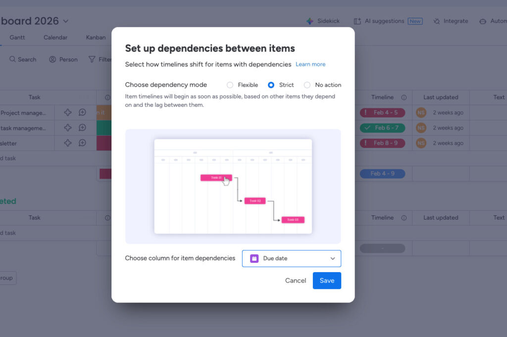 Project management capabilities3