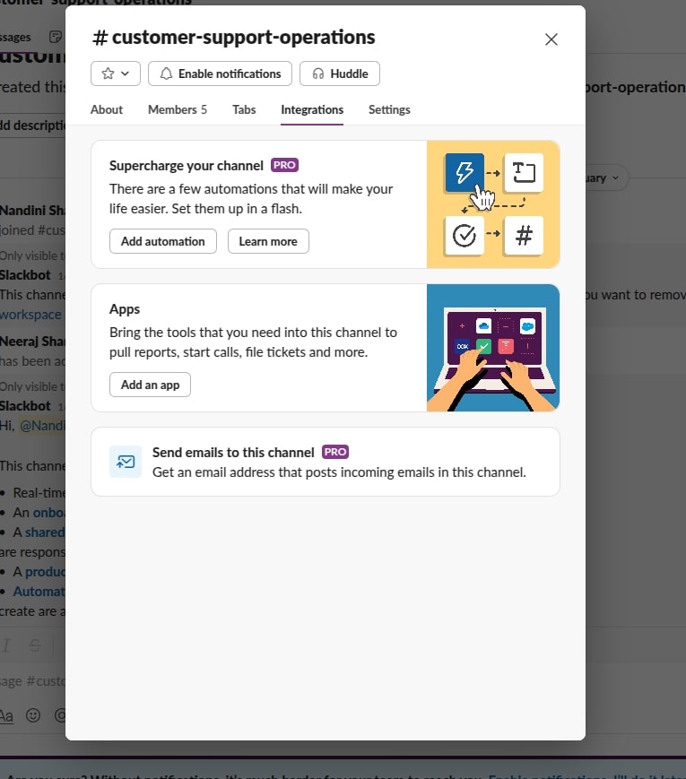 Slack Integrations