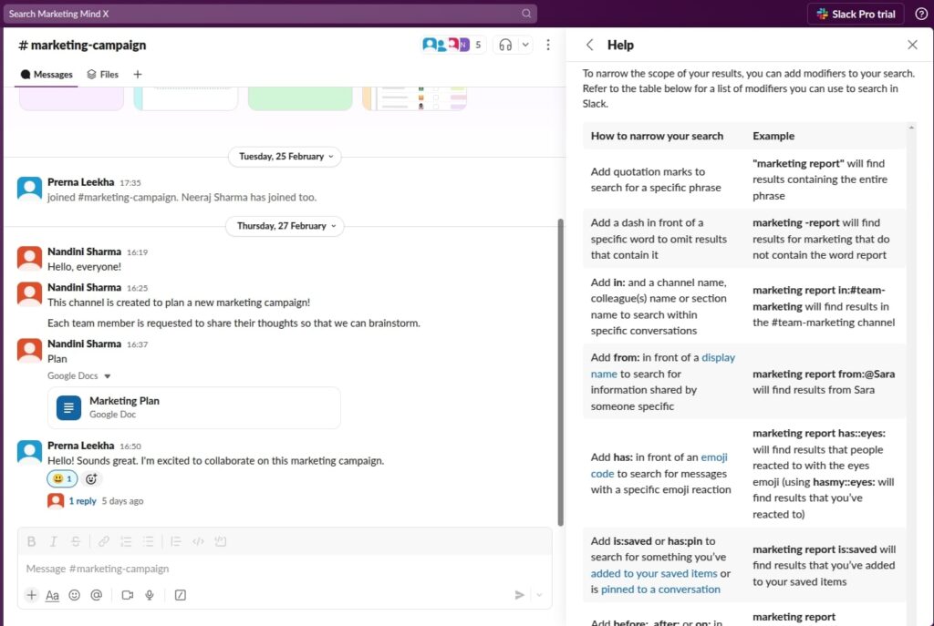 Slack Search